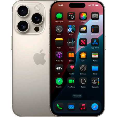 Apple iPhone 16 pro натуральный титан 1
